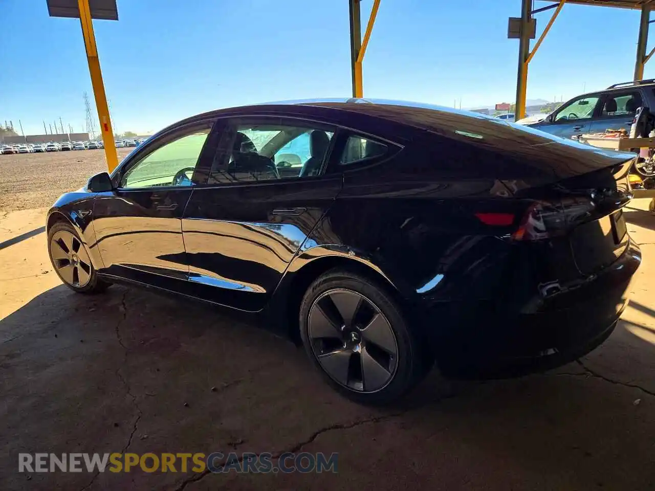 2 Photograph of a damaged car 5YJ3E1EA8PF453655 TESLA MODEL 3 2023
