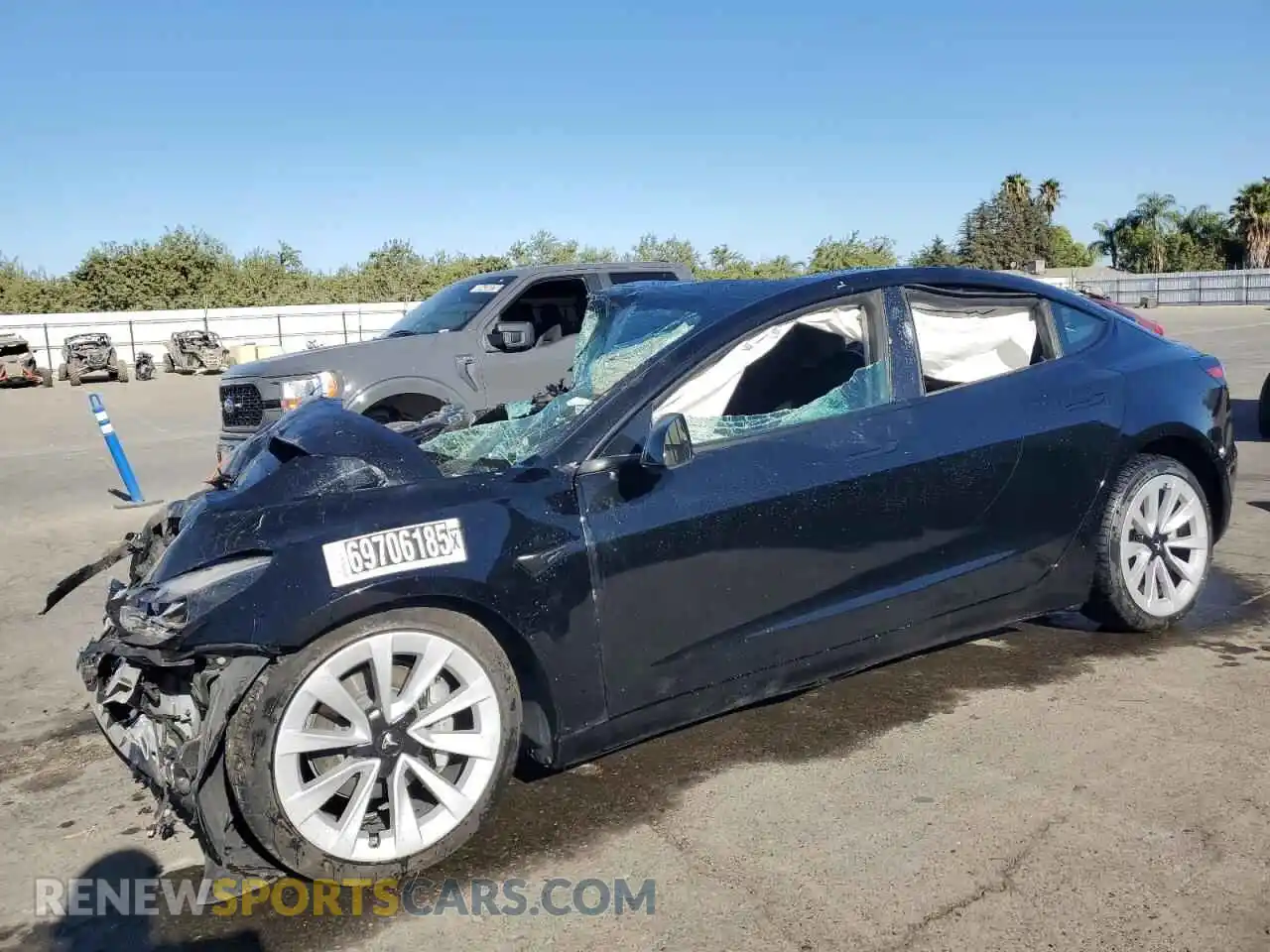 1 Фотография поврежденного автомобиля 5YJ3E1EA8PF455809 TESLA MODEL 3 2023