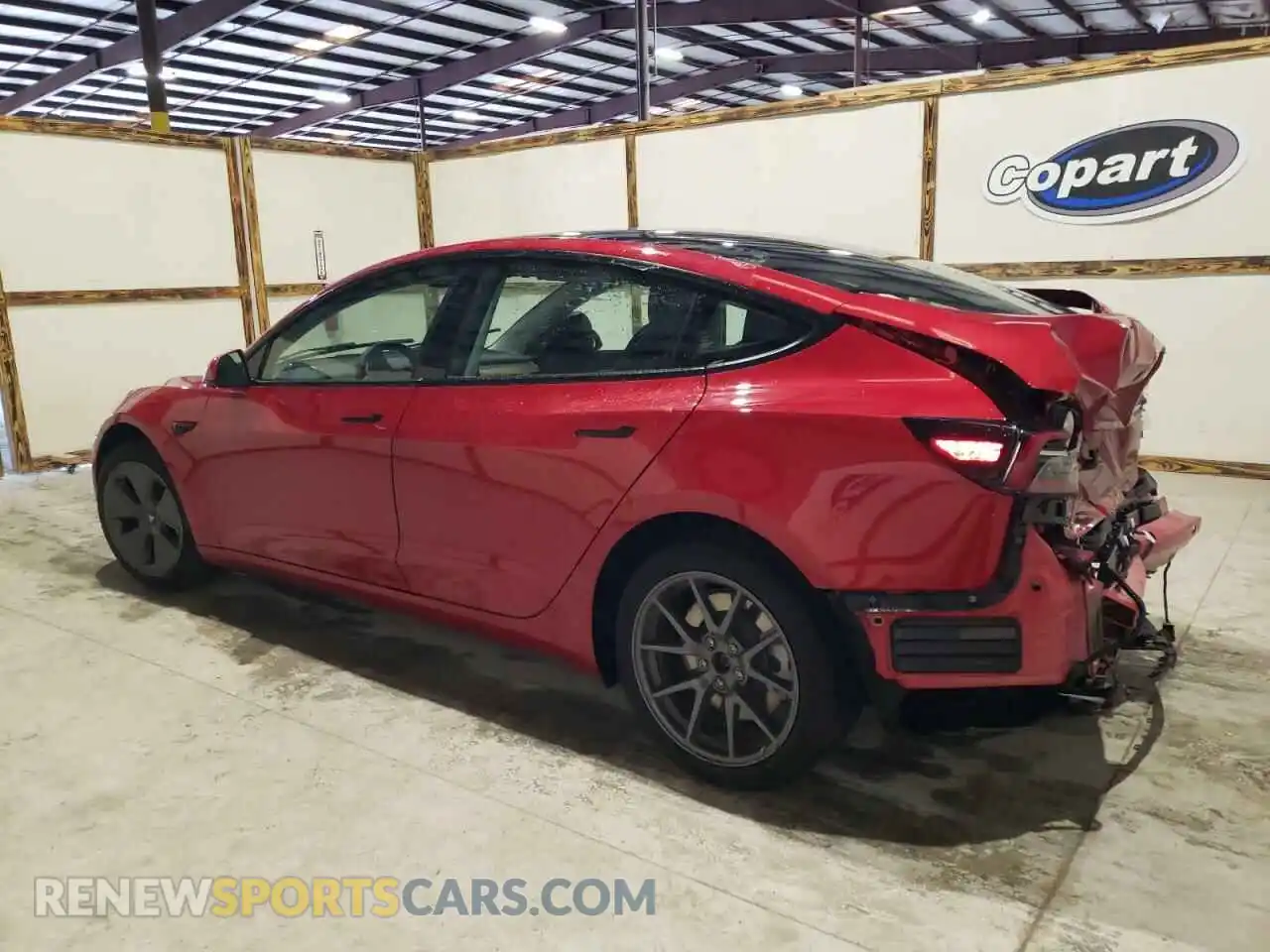 2 Photograph of a damaged car 5YJ3E1EA8PF458211 TESLA MODEL 3 2023