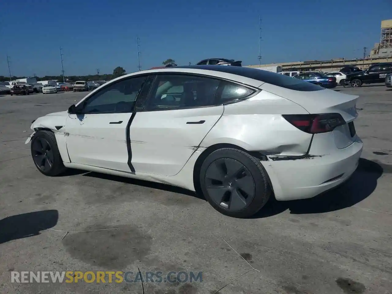 2 Photograph of a damaged car 5YJ3E1EA8PF475512 TESLA MODEL 3 2023