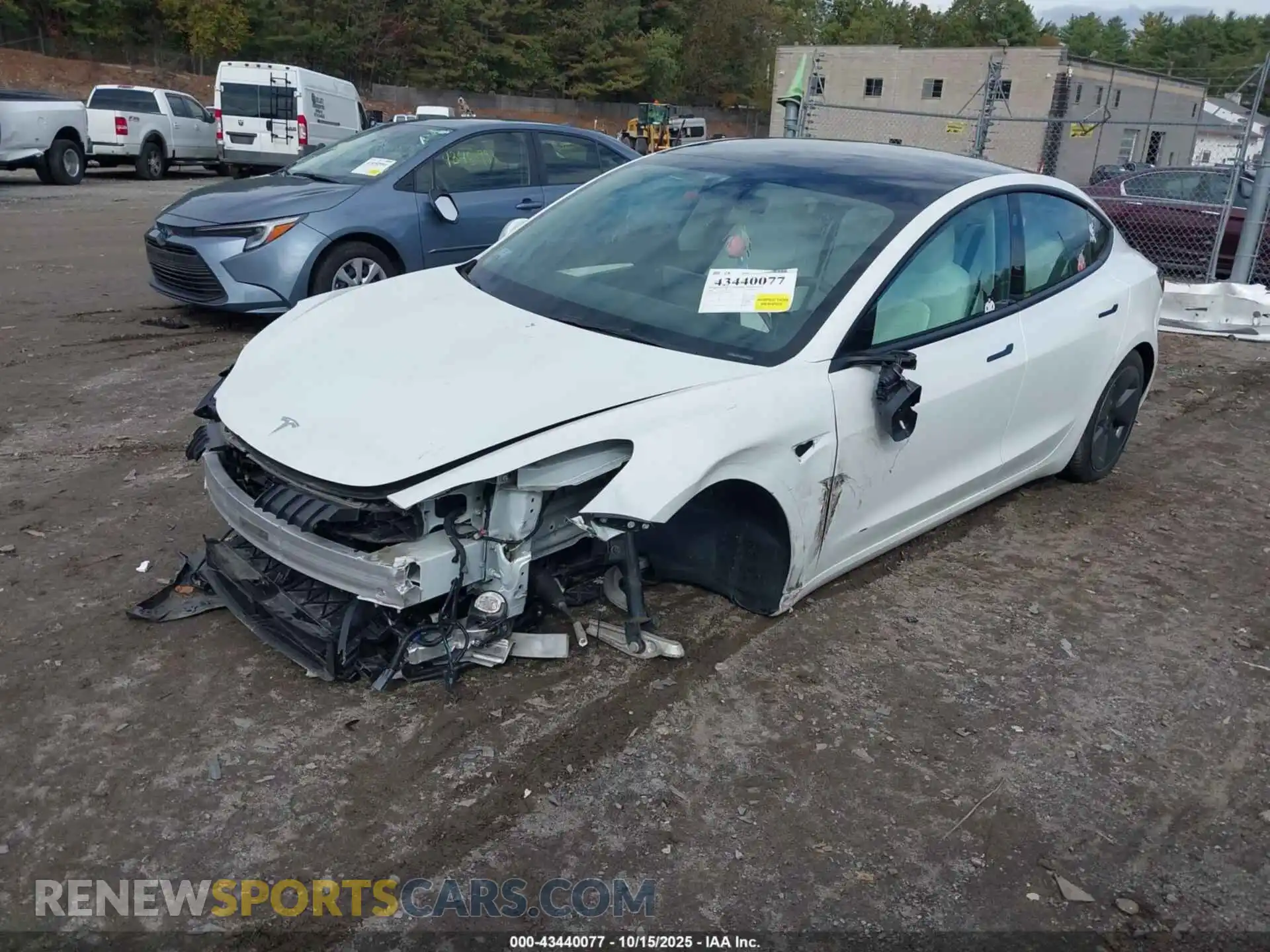 2 Photograph of a damaged car 5YJ3E1EA8PF477356 TESLA MODEL 3 2023