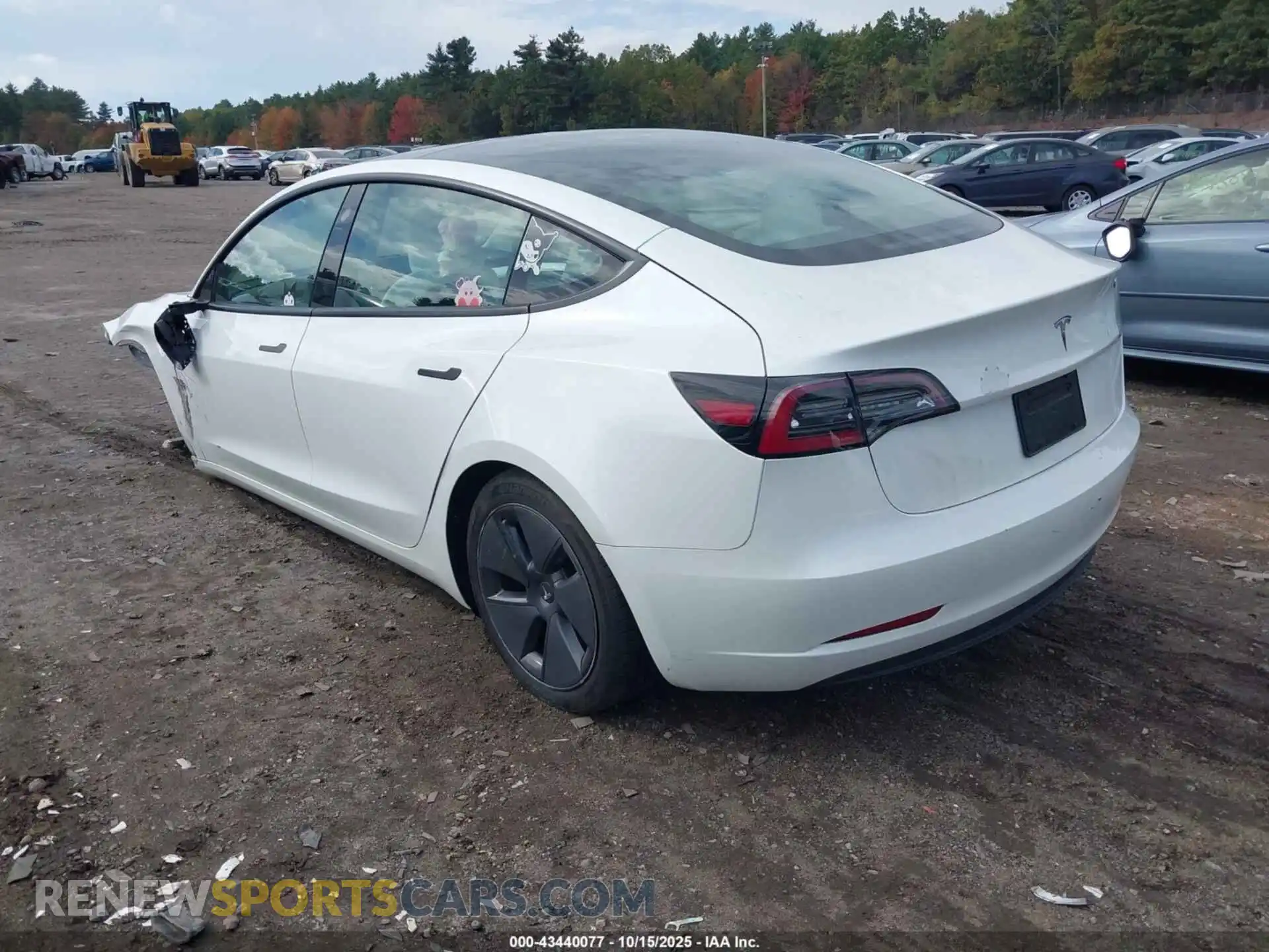 3 Photograph of a damaged car 5YJ3E1EA8PF477356 TESLA MODEL 3 2023