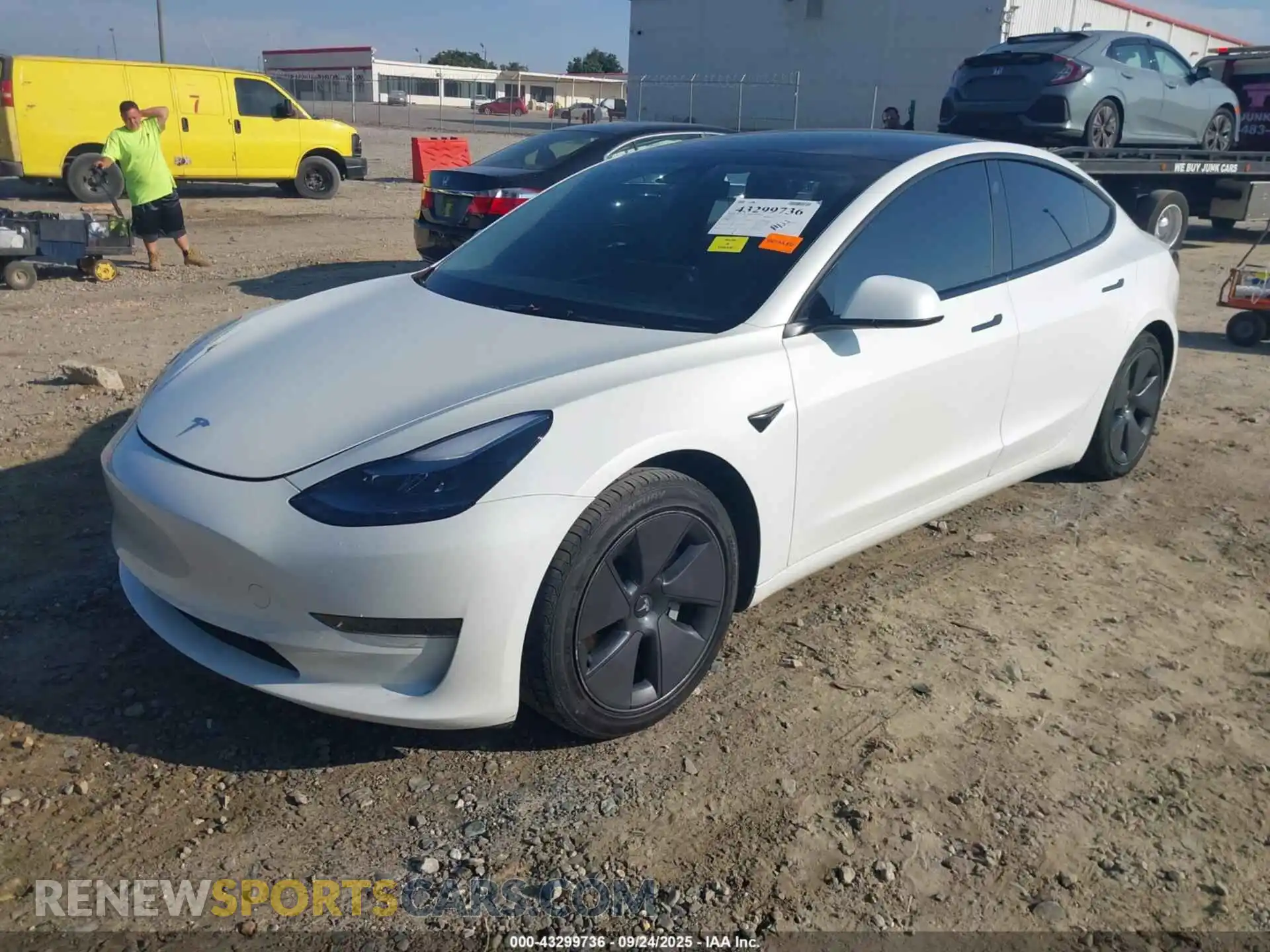 2 Photograph of a damaged car 5YJ3E1EA8PF489152 TESLA MODEL 3 2023