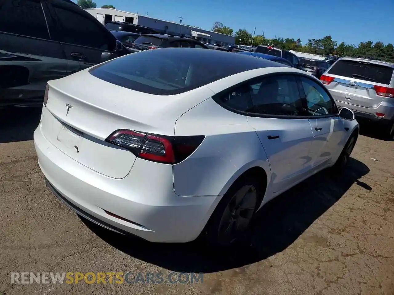 3 fotografías del automóvil dañado 5YJ3E1EA8PF501672 TESLA MODEL 3 2023