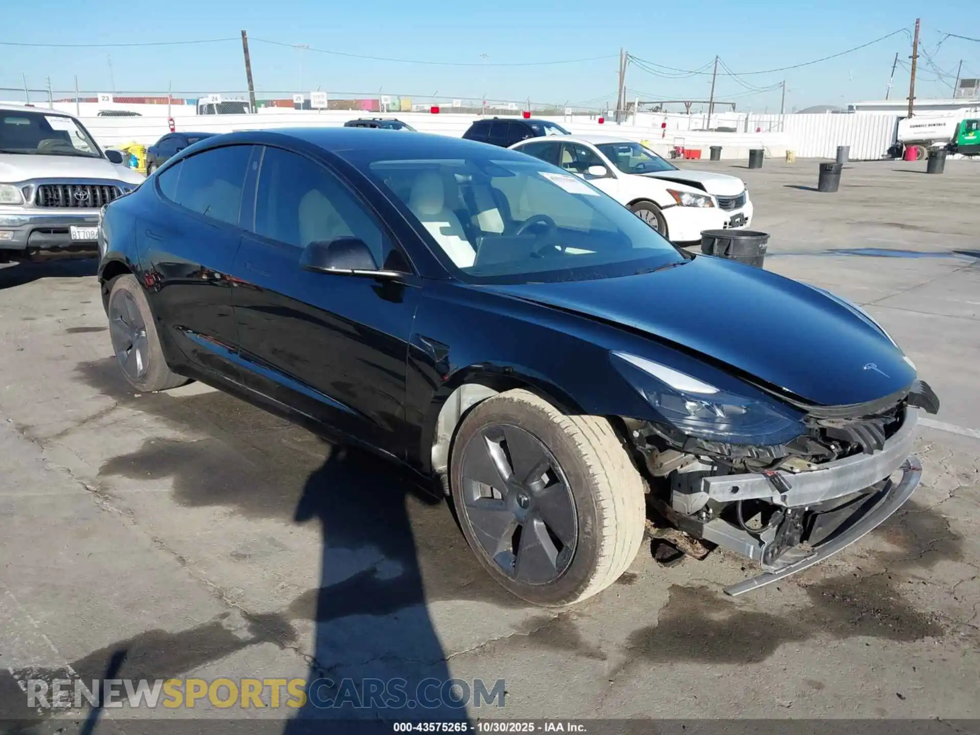 1 Photograph of a damaged car 5YJ3E1EA8PF514308 TESLA MODEL 3 2023
