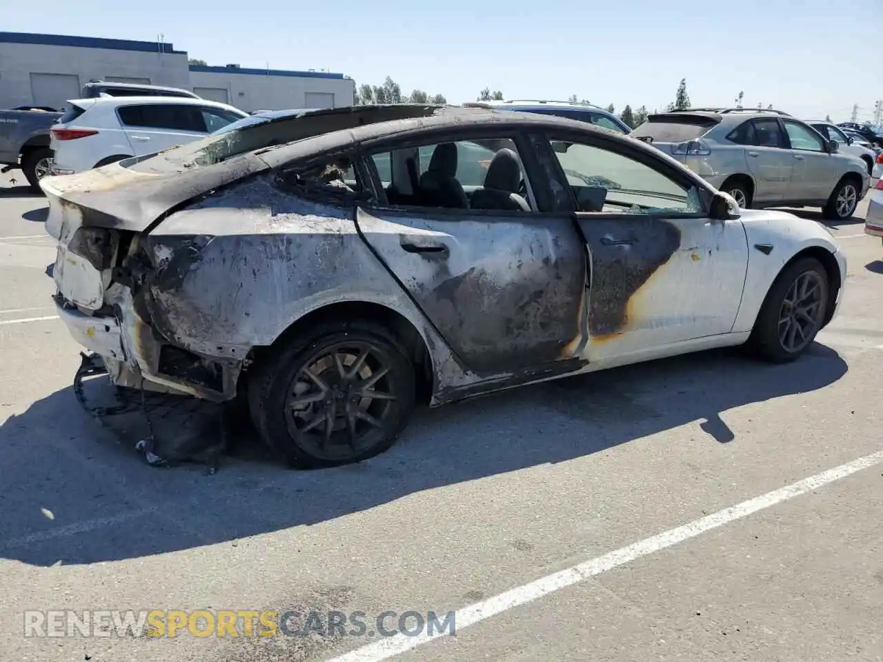 3 Photograph of a damaged car 5YJ3E1EA8PF517449 TESLA MODEL 3 2023