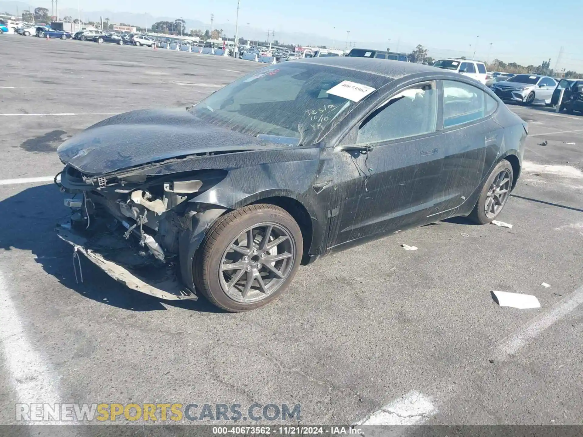 2 Photograph of a damaged car 5YJ3E1EA8PF551004 TESLA MODEL 3 2023