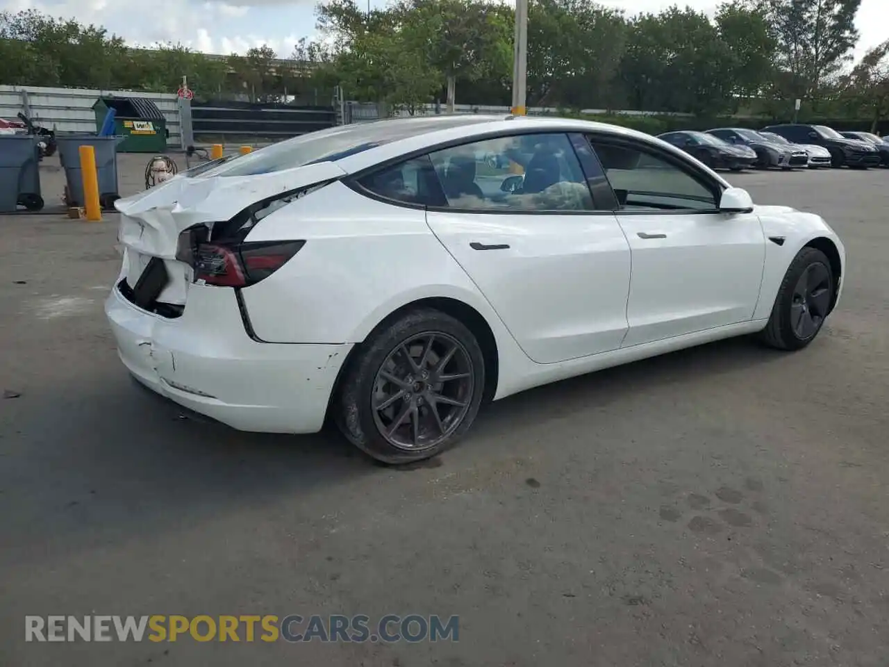 3 Photograph of a damaged car 5YJ3E1EA8PF553061 TESLA MODEL 3 2023