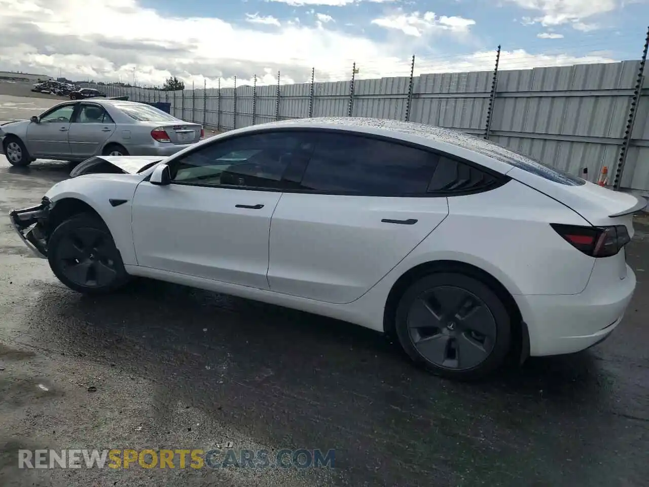 2 Photograph of a damaged car 5YJ3E1EA8PF556901 TESLA MODEL 3 2023