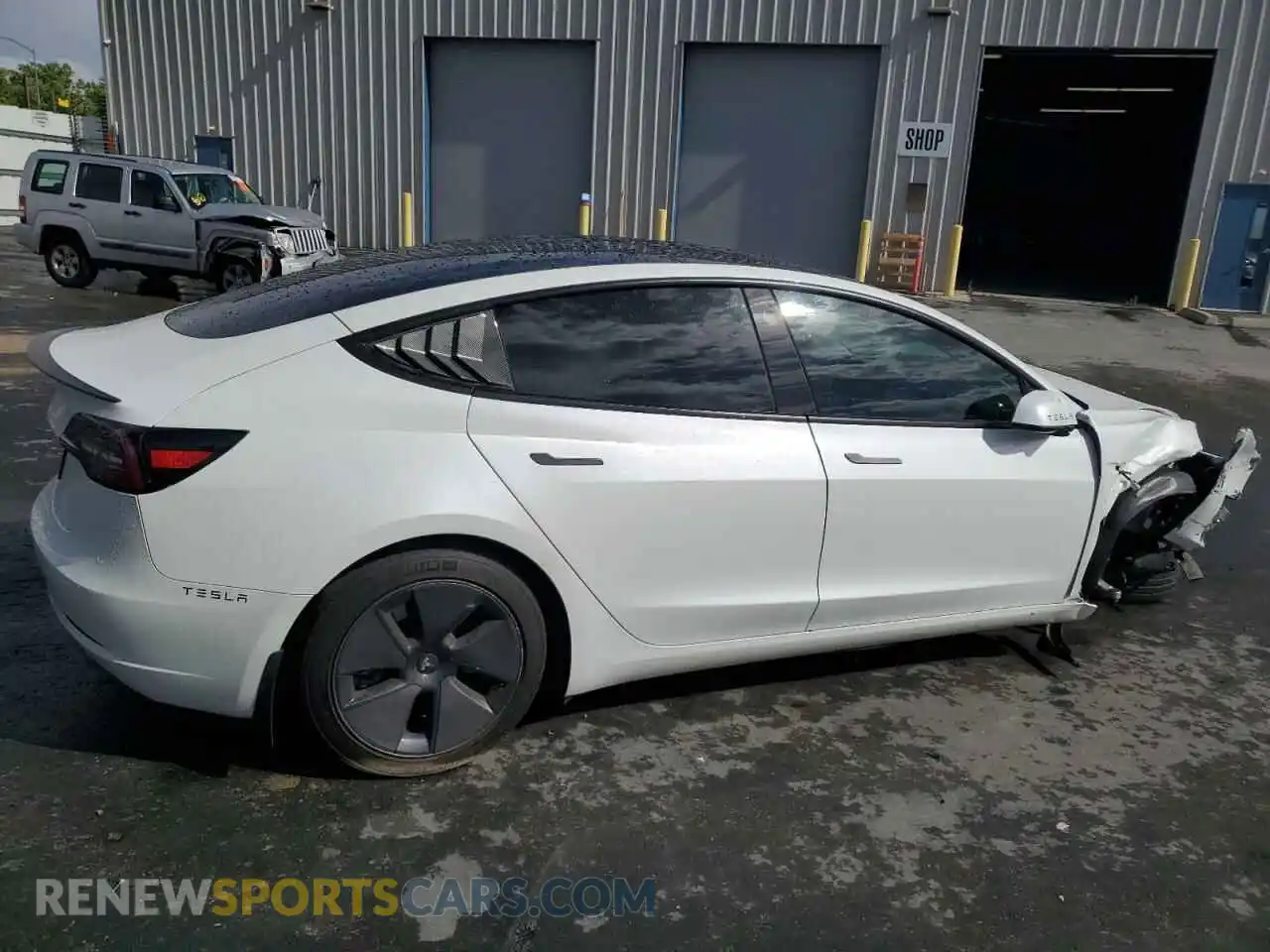 3 Photograph of a damaged car 5YJ3E1EA8PF556901 TESLA MODEL 3 2023