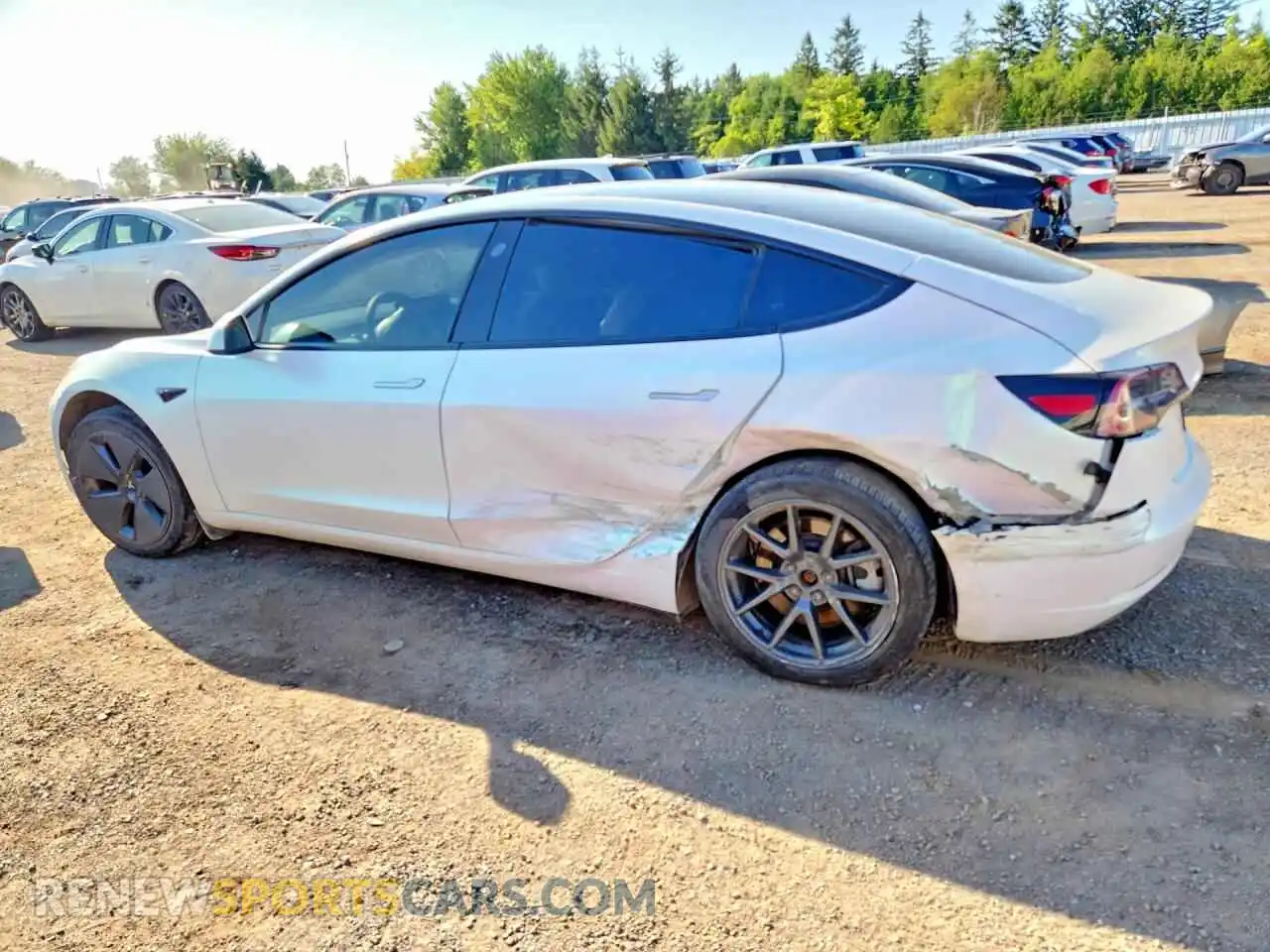 2 fotografías del automóvil dañado 5YJ3E1EA8PF558311 TESLA MODEL 3 2023