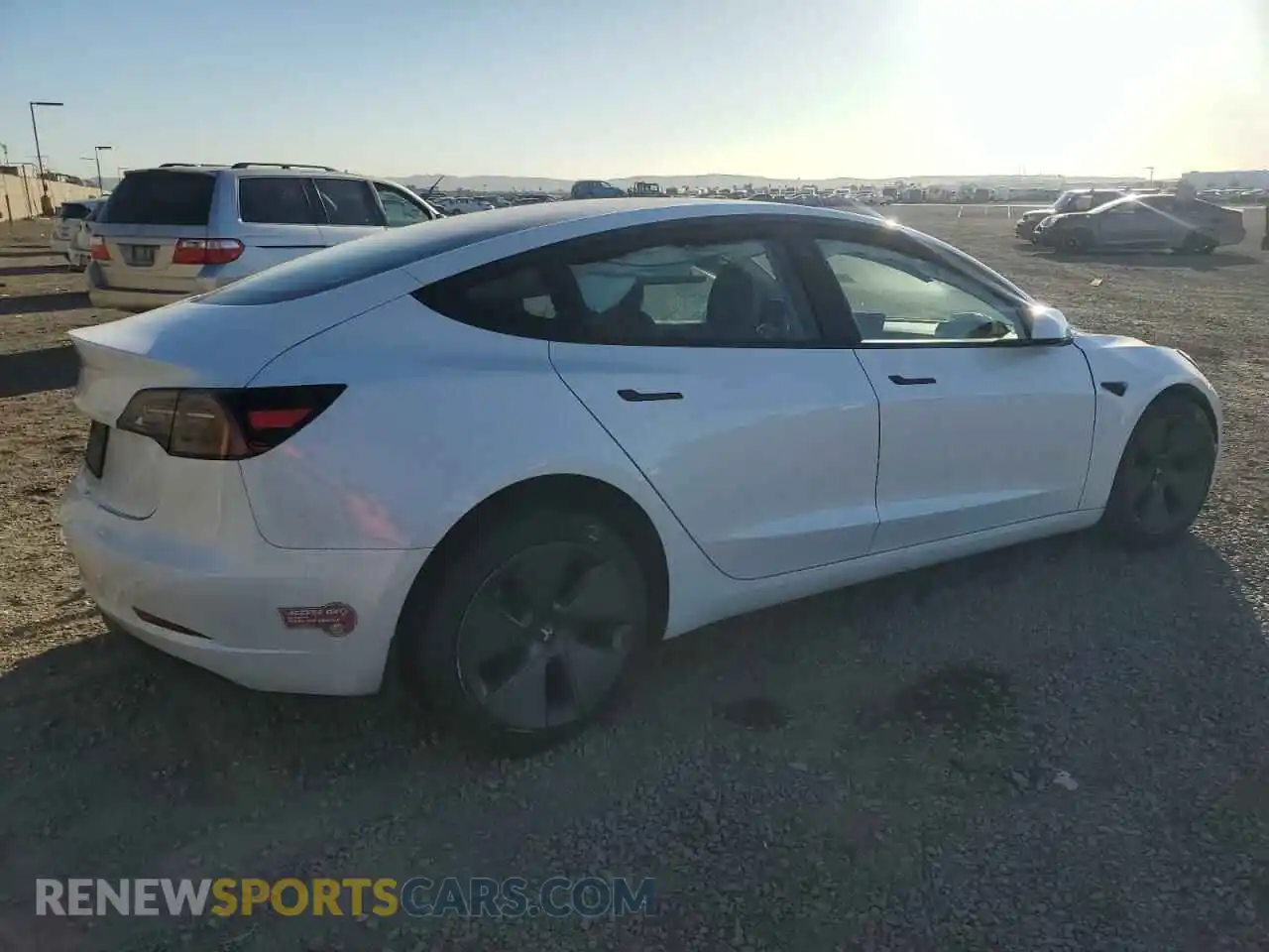 3 Photograph of a damaged car 5YJ3E1EA8PF593141 TESLA MODEL 3 2023