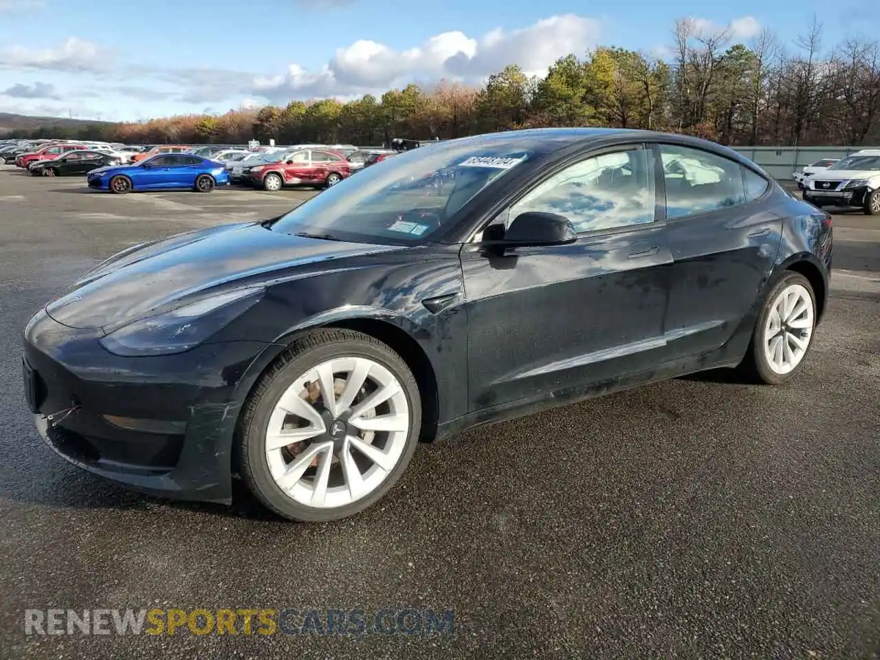 1 Photograph of a damaged car 5YJ3E1EA8PF594189 TESLA MODEL 3 2023
