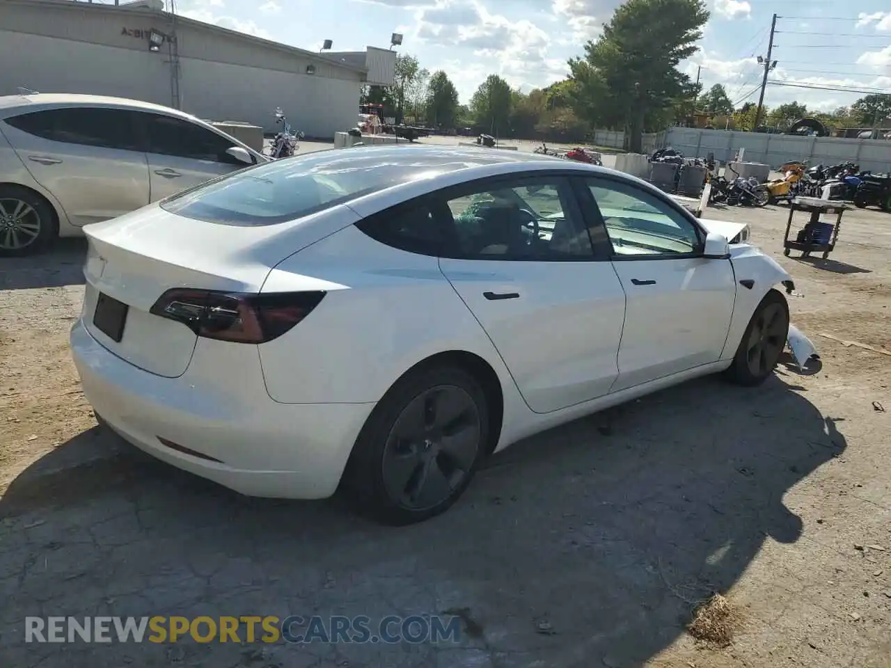 3 Photograph of a damaged car 5YJ3E1EA8PF606261 TESLA MODEL 3 2023
