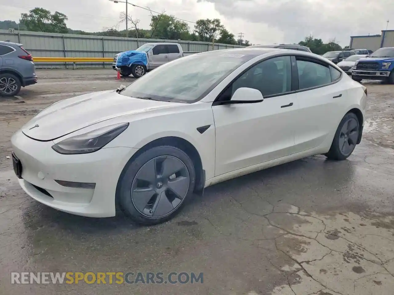 1 Photograph of a damaged car 5YJ3E1EA8PF611802 TESLA MODEL 3 2023