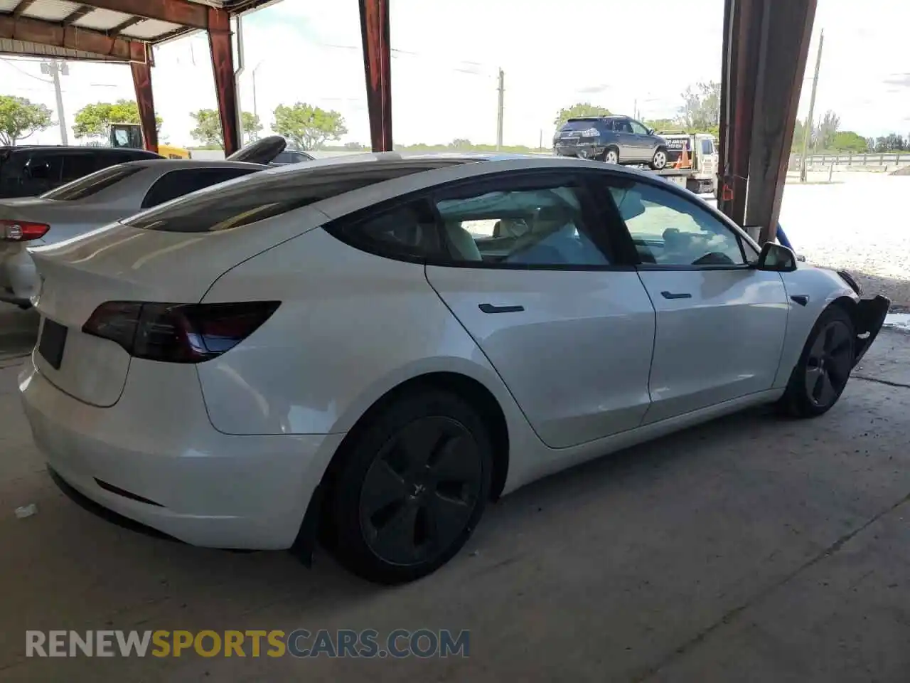 3 Photograph of a damaged car 5YJ3E1EA8PF614568 TESLA MODEL 3 2023