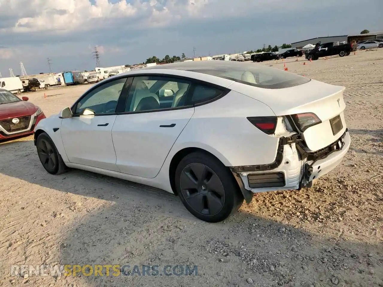 2 Photograph of a damaged car 5YJ3E1EA8PF658036 TESLA MODEL 3 2023