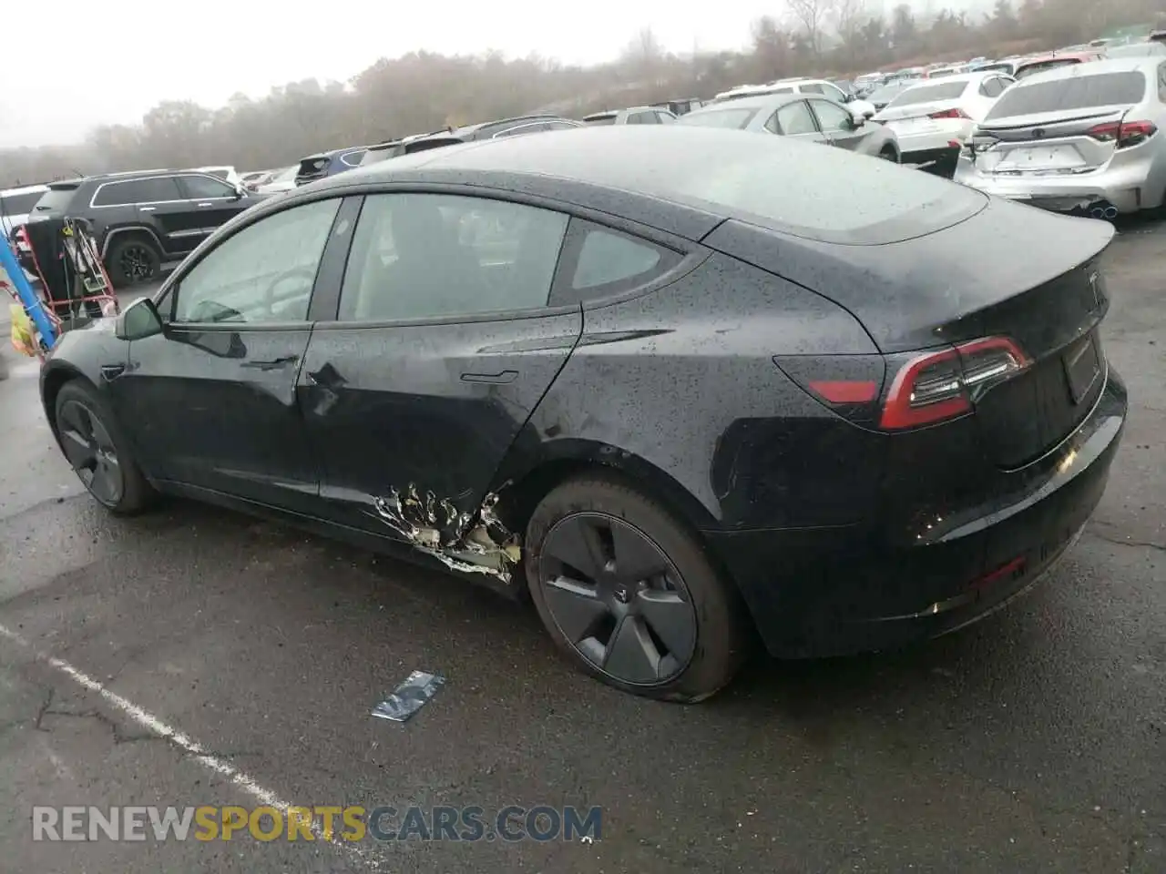 2 Photograph of a damaged car 5YJ3E1EA8PF684880 TESLA MODEL 3 2023