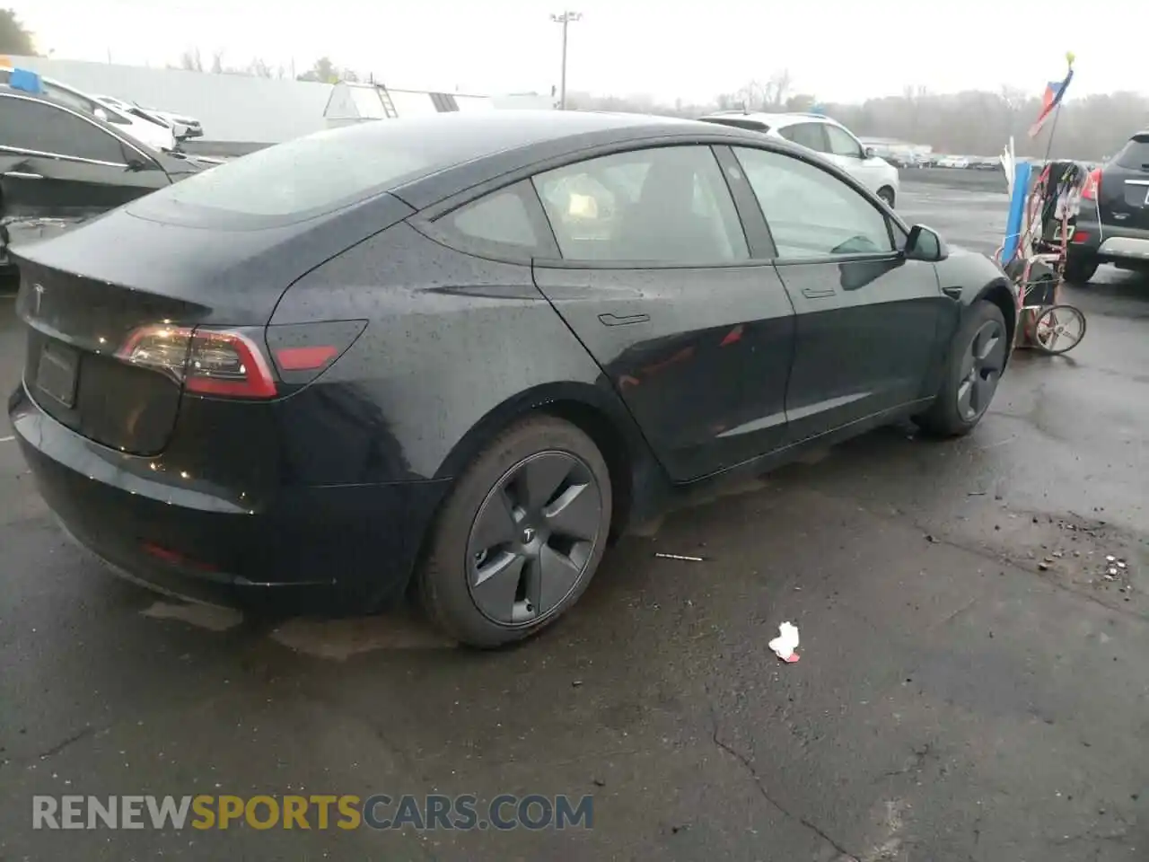 3 Photograph of a damaged car 5YJ3E1EA8PF684880 TESLA MODEL 3 2023