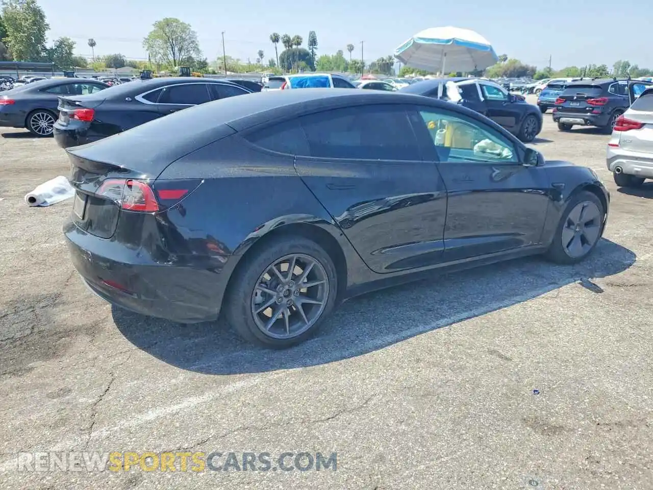 3 Photograph of a damaged car 5YJ3E1EA8PF707316 TESLA MODEL 3 2023