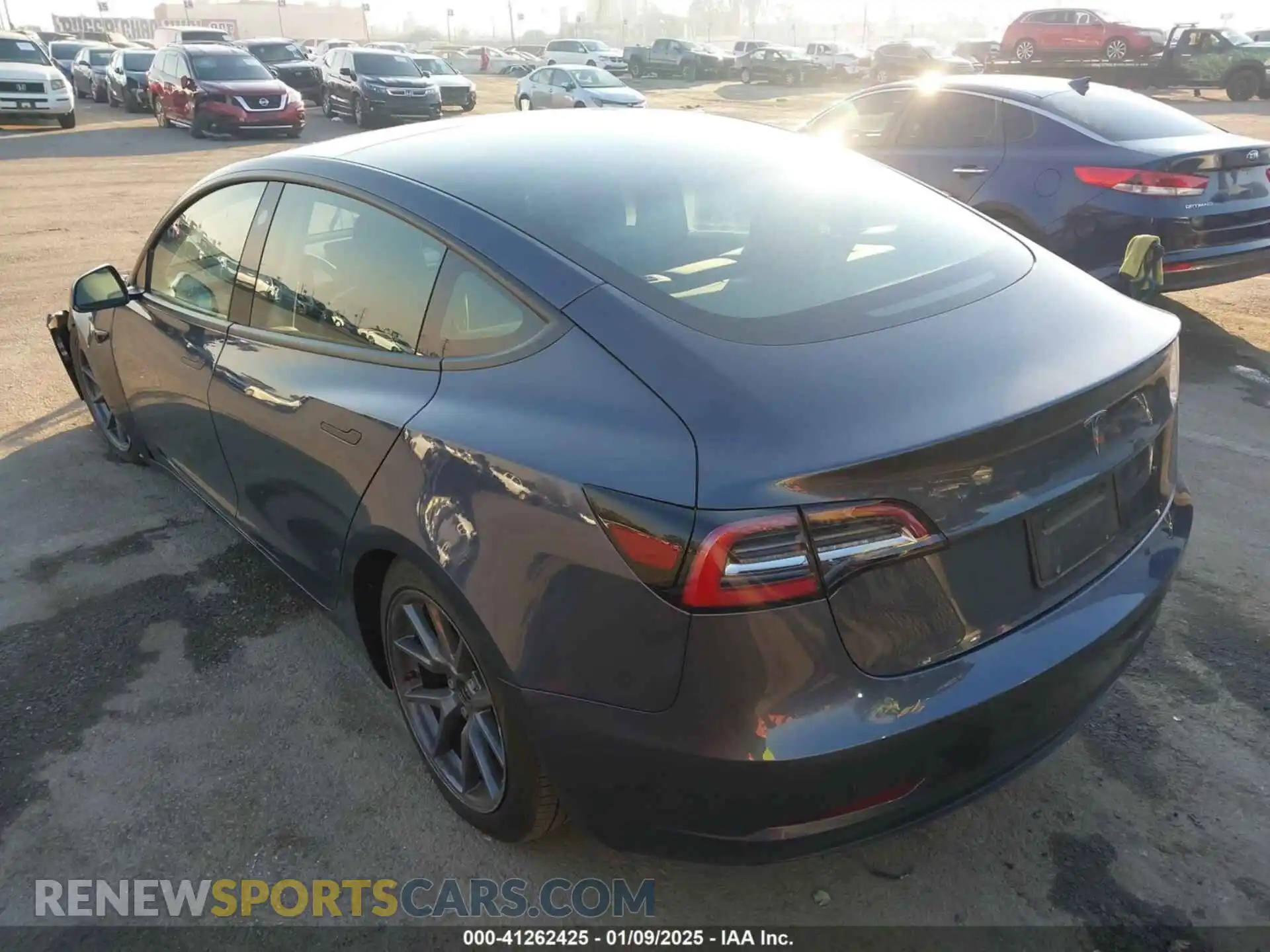 3 Photograph of a damaged car 5YJ3E1EA9PF414038 TESLA MODEL 3 2023