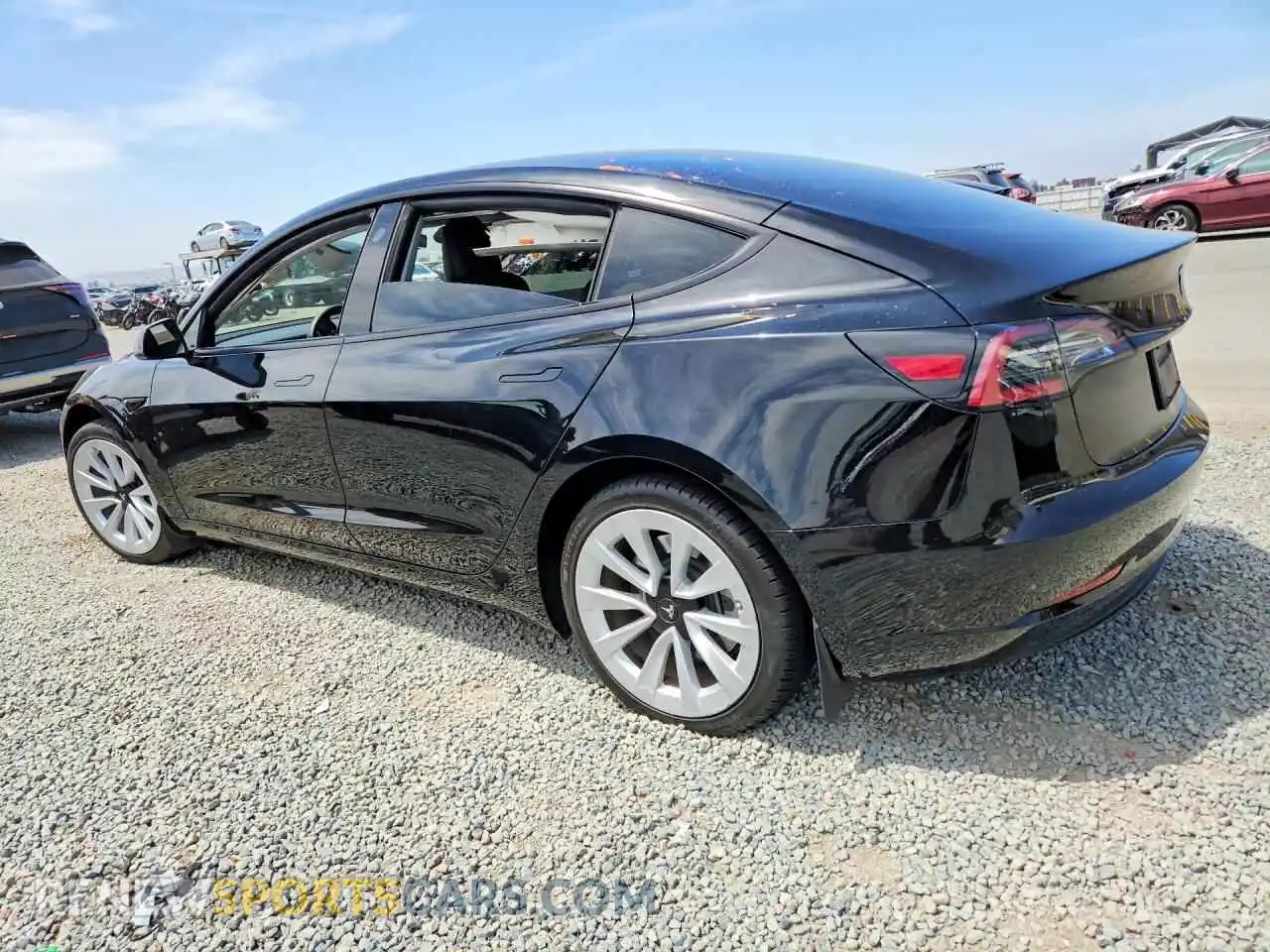 2 fotografías del automóvil dañado 5YJ3E1EA9PF429557 TESLA MODEL 3 2023