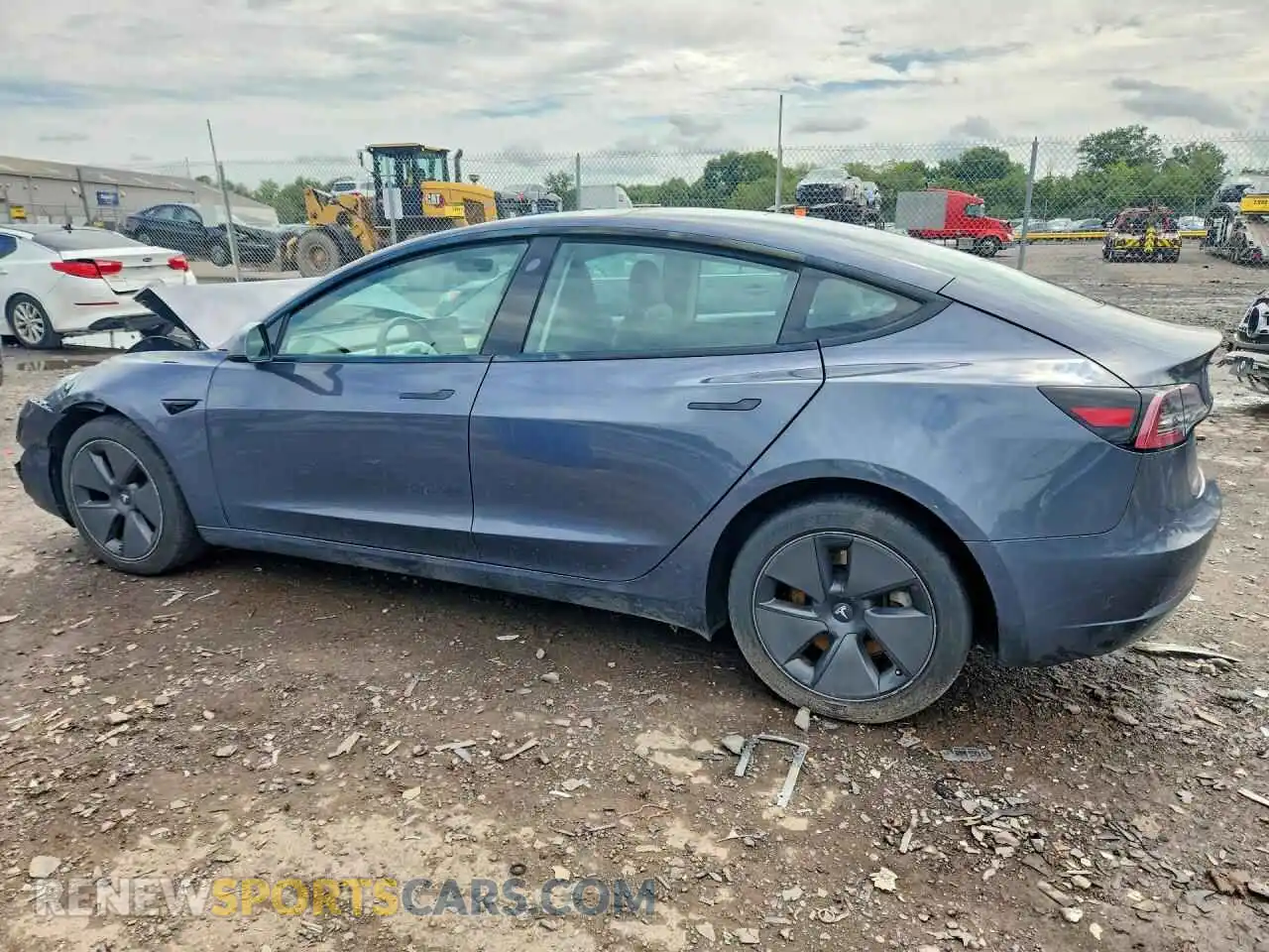 2 Photograph of a damaged car 5YJ3E1EA9PF438131 TESLA MODEL 3 2023