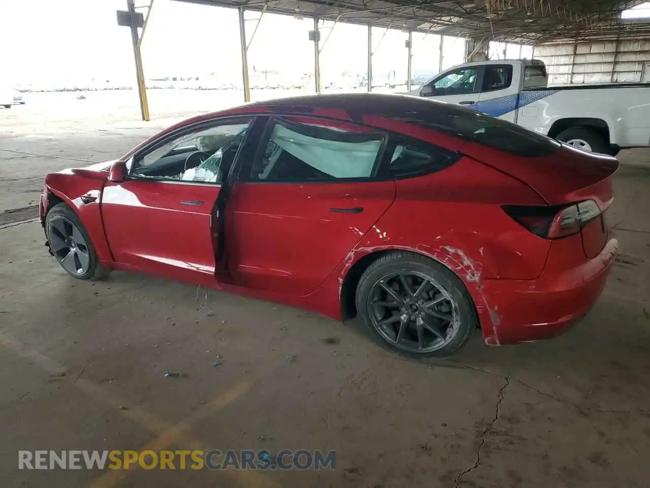 2 Photograph of a damaged car 5YJ3E1EA9PF452546 TESLA MODEL 3 2023