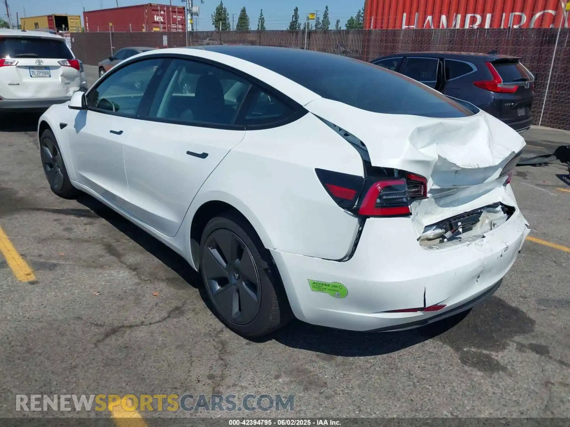 3 Photograph of a damaged car 5YJ3E1EA9PF459142 TESLA MODEL 3 2023