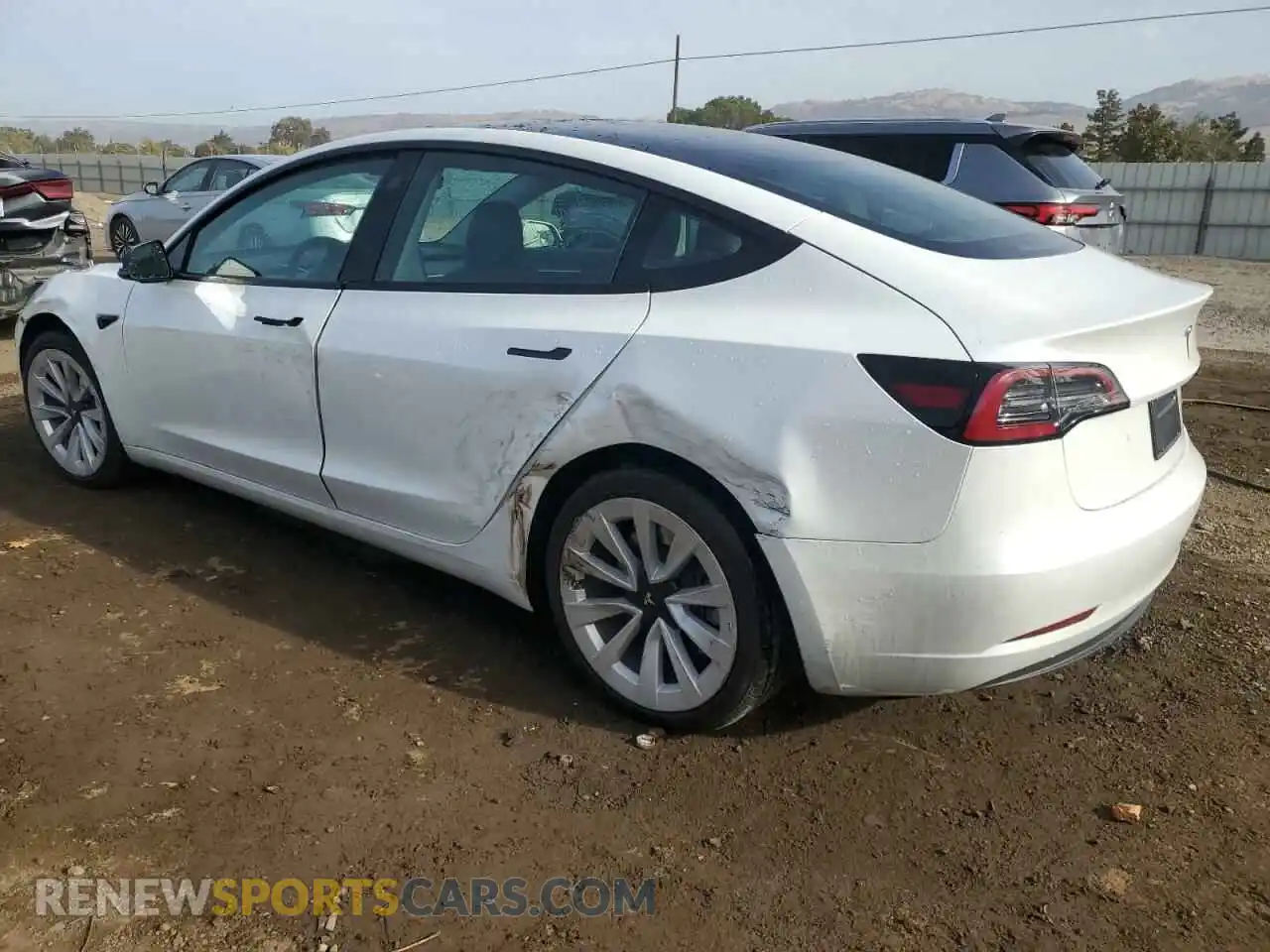 2 Photograph of a damaged car 5YJ3E1EA9PF459657 TESLA MODEL 3 2023