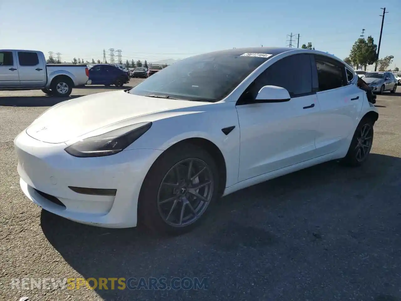 1 Photograph of a damaged car 5YJ3E1EA9PF463577 TESLA MODEL 3 2023