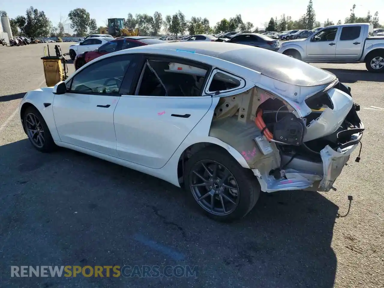 2 Photograph of a damaged car 5YJ3E1EA9PF463577 TESLA MODEL 3 2023
