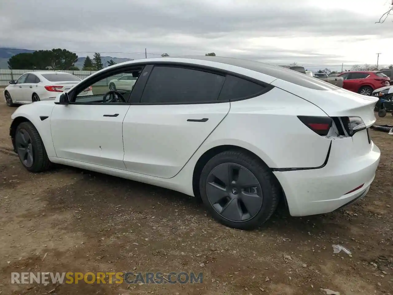 2 Photograph of a damaged car 5YJ3E1EA9PF466821 TESLA MODEL 3 2023