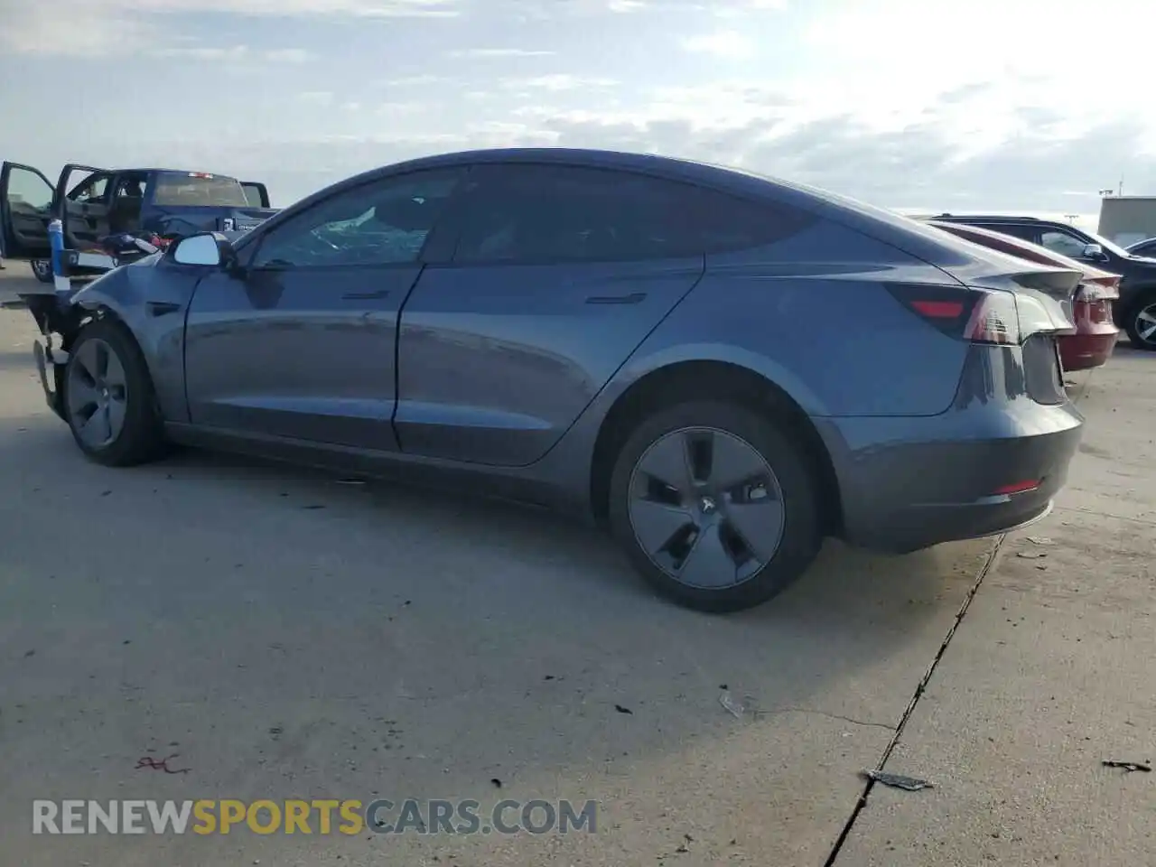 2 Photograph of a damaged car 5YJ3E1EA9PF470822 TESLA MODEL 3 2023