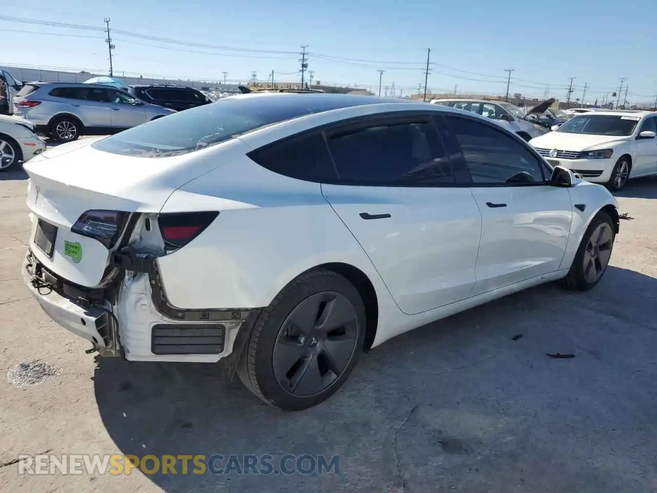 3 Photograph of a damaged car 5YJ3E1EA9PF476992 TESLA MODEL 3 2023