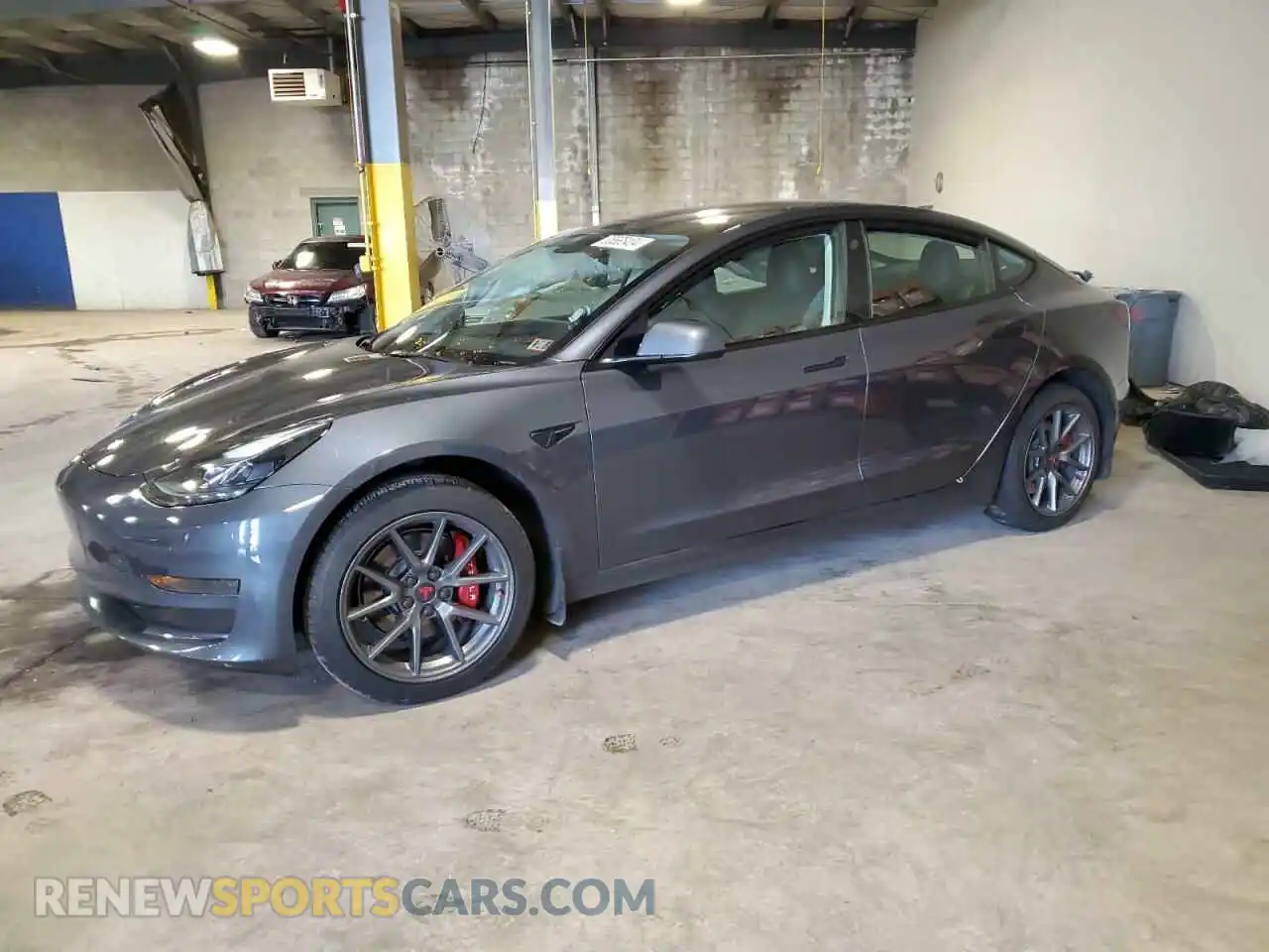 1 Photograph of a damaged car 5YJ3E1EA9PF484140 TESLA MODEL 3 2023