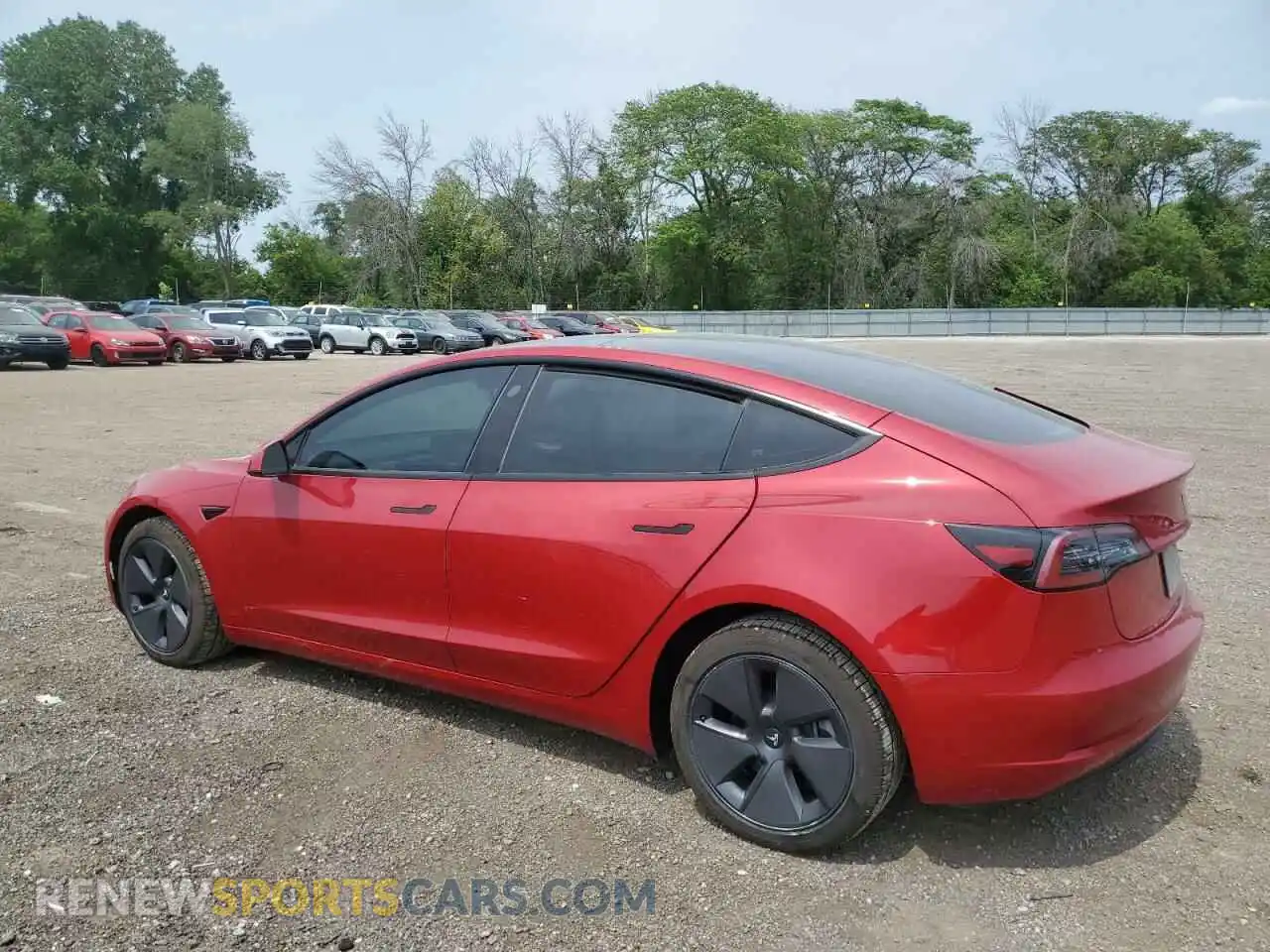2 Photograph of a damaged car 5YJ3E1EA9PF489192 TESLA MODEL 3 2023