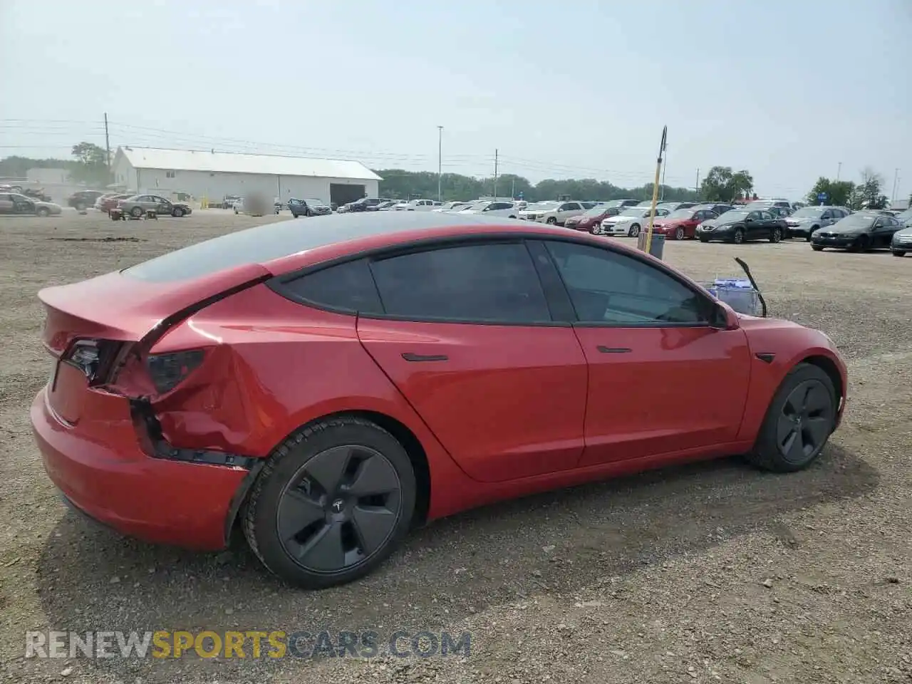3 Photograph of a damaged car 5YJ3E1EA9PF489192 TESLA MODEL 3 2023
