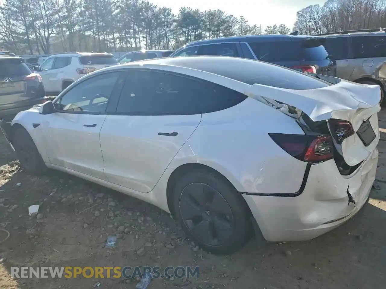 2 Photograph of a damaged car 5YJ3E1EA9PF489905 TESLA MODEL 3 2023