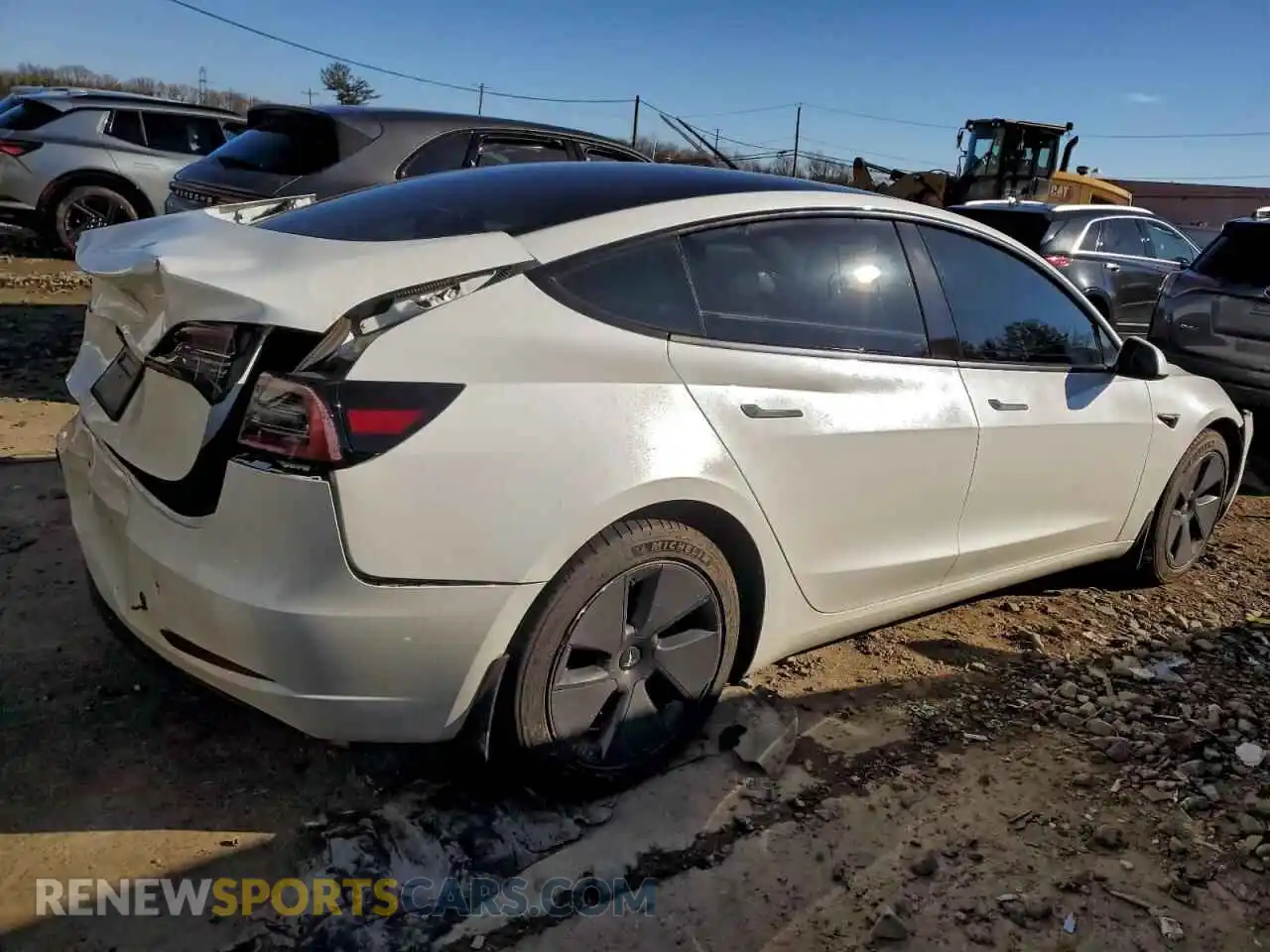 3 Photograph of a damaged car 5YJ3E1EA9PF489905 TESLA MODEL 3 2023