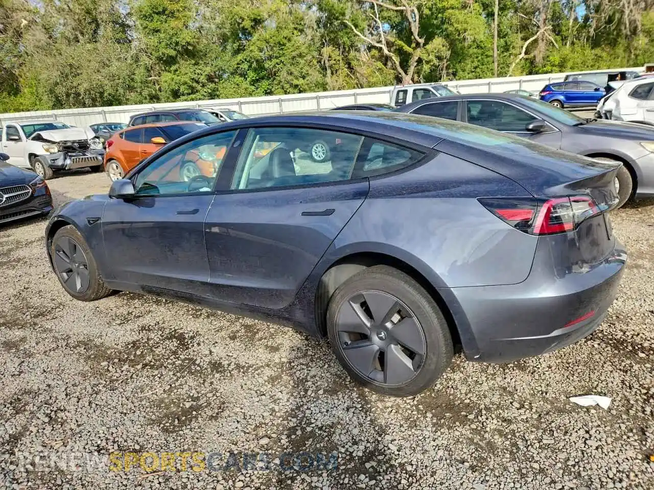 2 Photograph of a damaged car 5YJ3E1EA9PF499026 TESLA MODEL 3 2023
