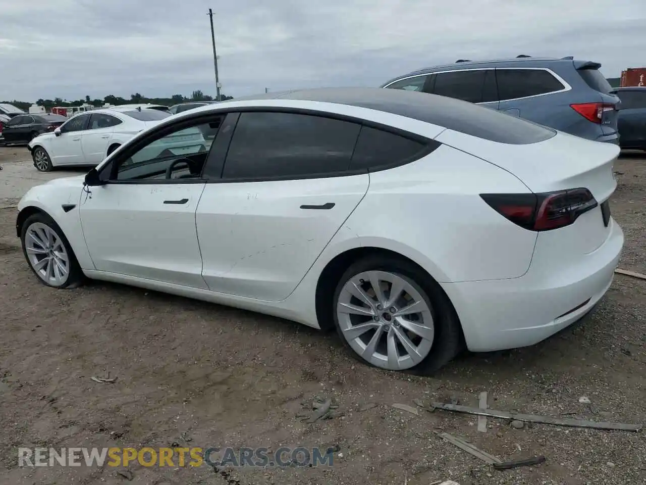 2 Photograph of a damaged car 5YJ3E1EA9PF558740 TESLA MODEL 3 2023