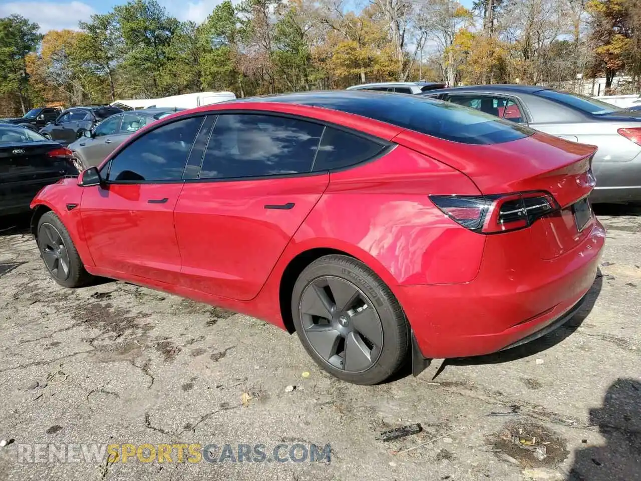 2 Photograph of a damaged car 5YJ3E1EA9PF575764 TESLA MODEL 3 2023