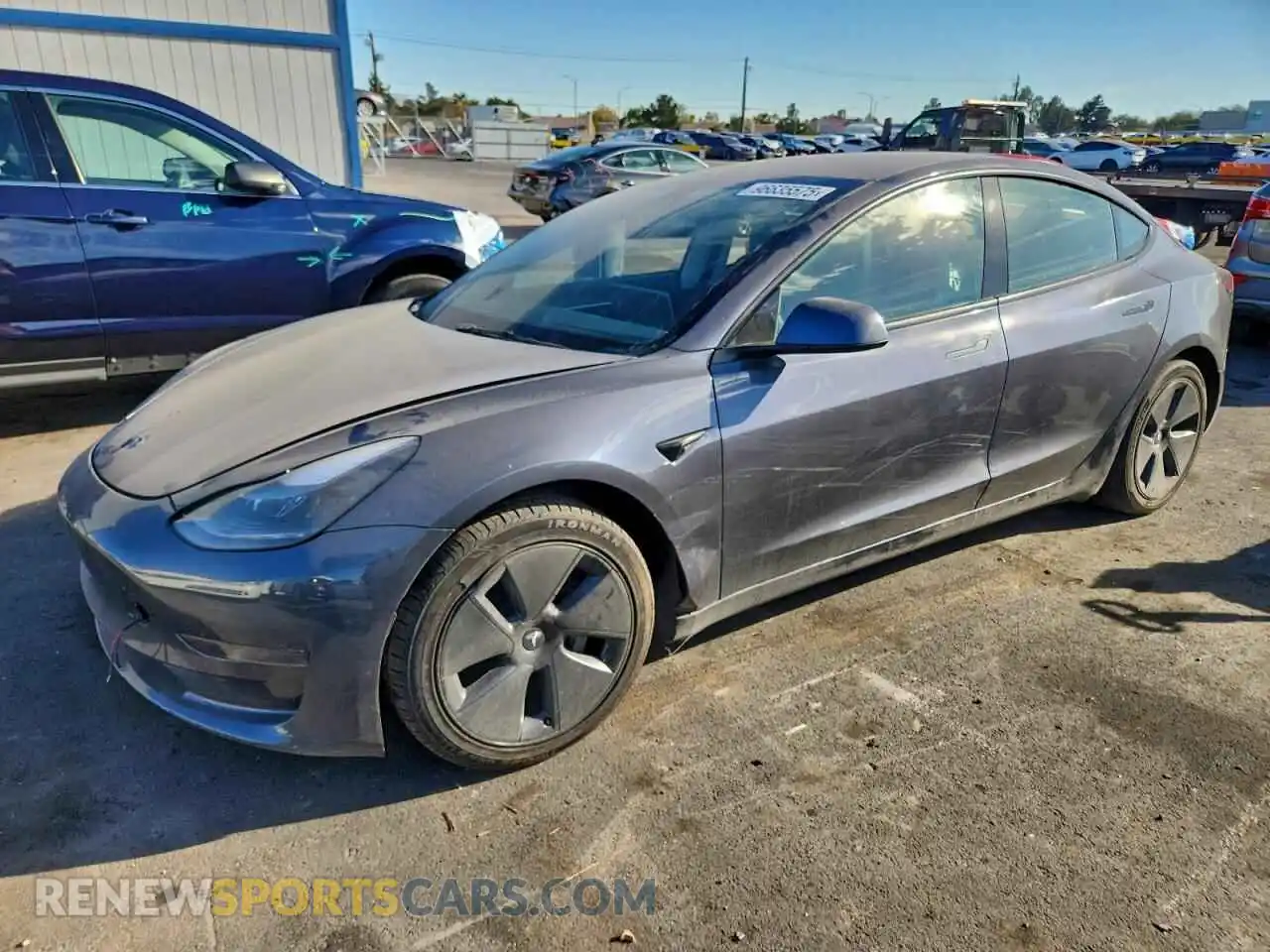 1 Photograph of a damaged car 5YJ3E1EA9PF579183 TESLA MODEL 3 2023