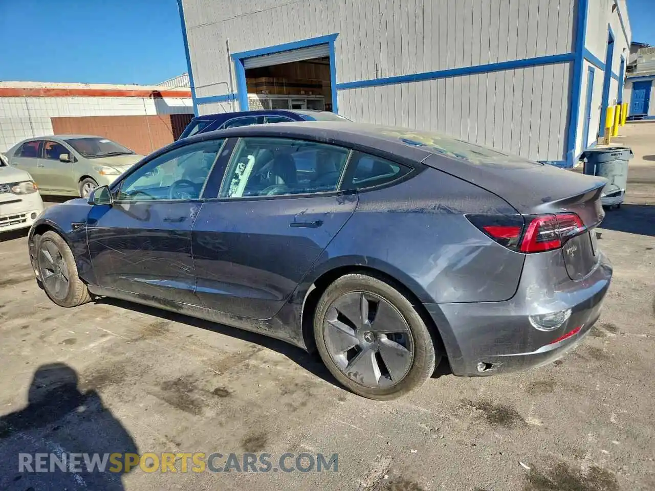 2 Photograph of a damaged car 5YJ3E1EA9PF579183 TESLA MODEL 3 2023