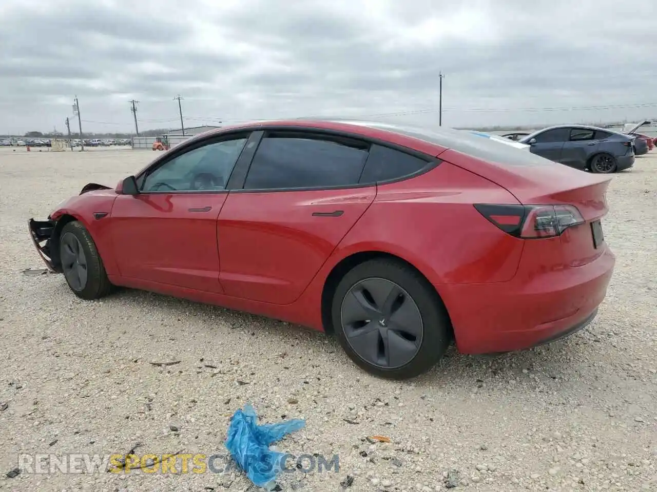 2 Photograph of a damaged car 5YJ3E1EA9PF602655 TESLA MODEL 3 2023