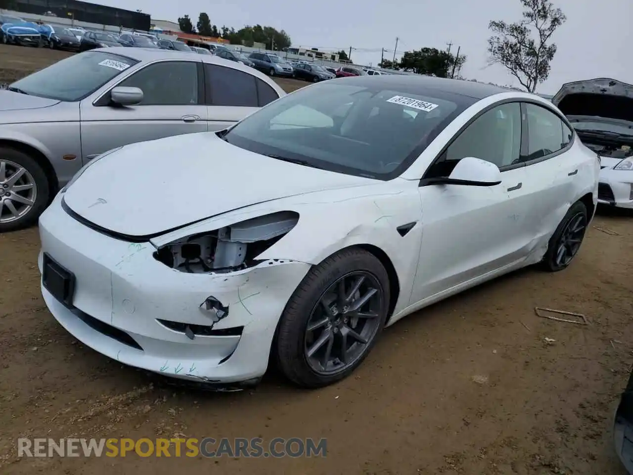 1 Photograph of a damaged car 5YJ3E1EA9PF611548 TESLA MODEL 3 2023