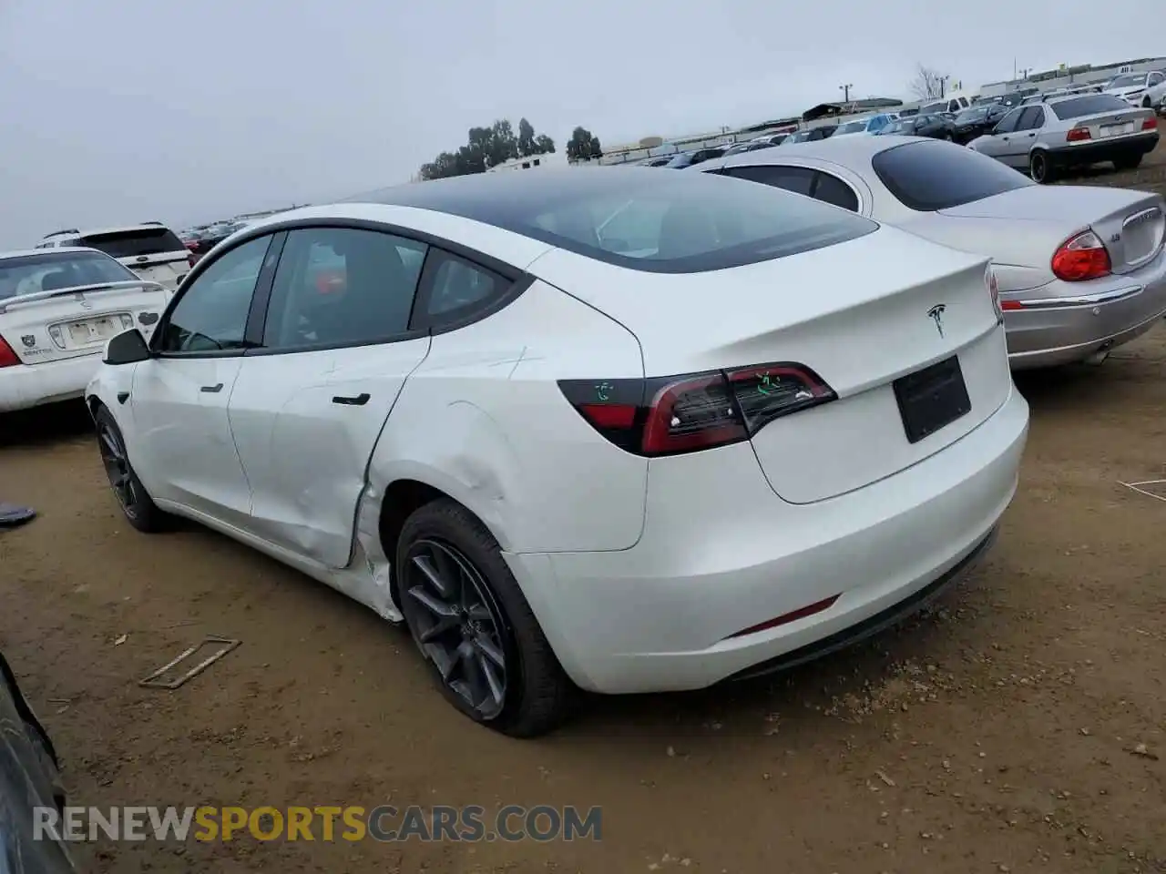 2 Photograph of a damaged car 5YJ3E1EA9PF611548 TESLA MODEL 3 2023