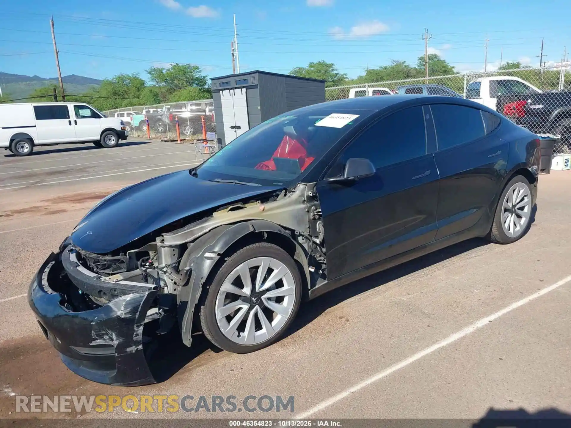 2 Photograph of a damaged car 5YJ3E1EA9PF612327 TESLA MODEL 3 2023