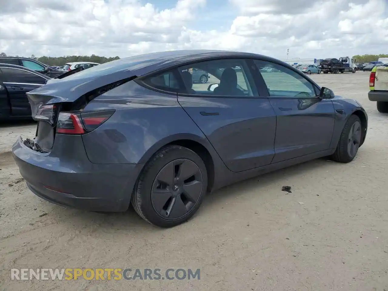 3 fotografías del automóvil dañado 5YJ3E1EA9PF619715 TESLA MODEL 3 2023